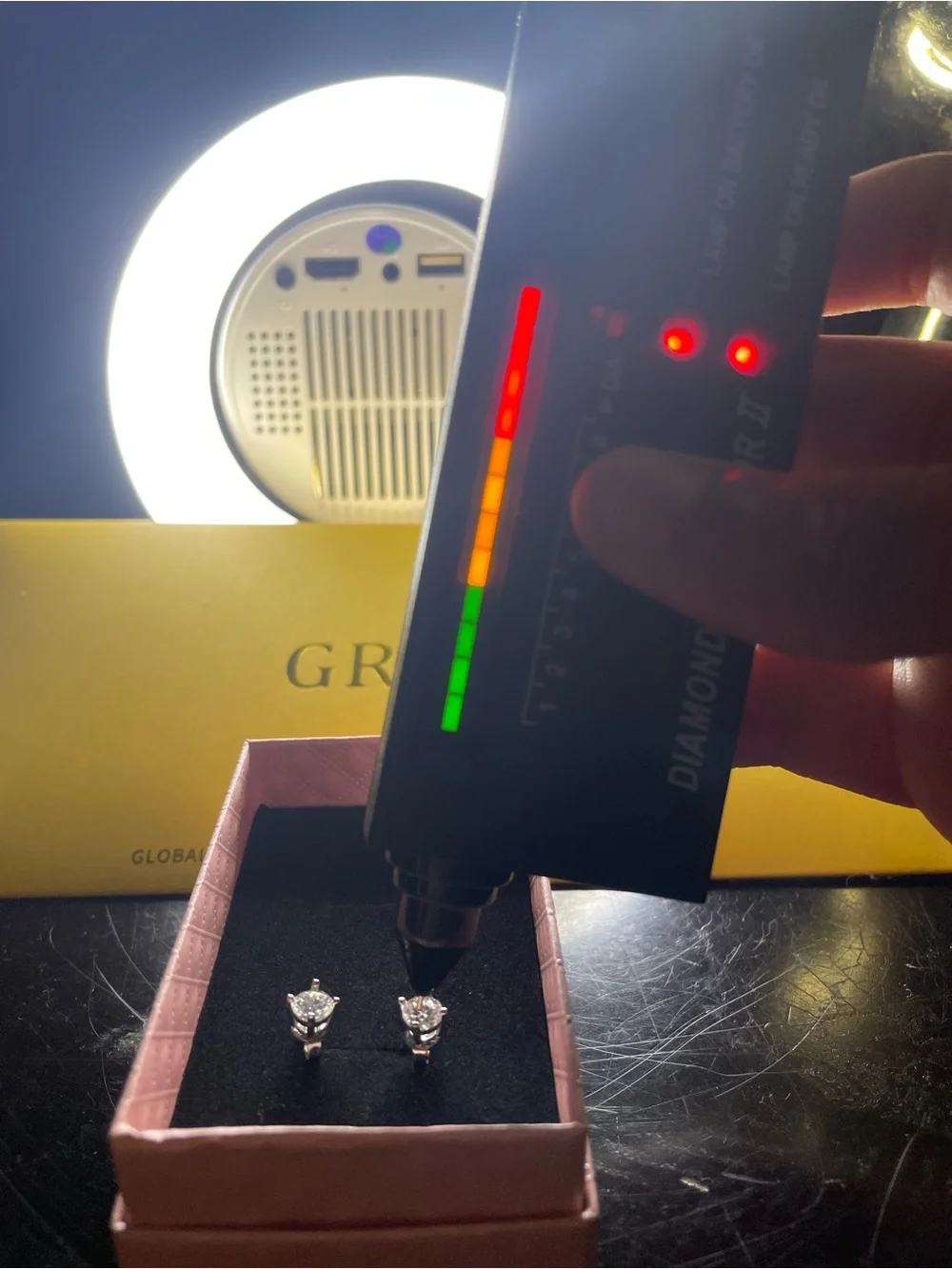 High quality VVS1 Moissanite Stud Earings